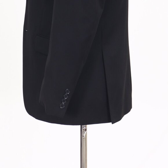 J. Ferrar 40R Navy Blazer Sport Coat Jacket 2-Button Herringbone T497 - Picture 6 of 11